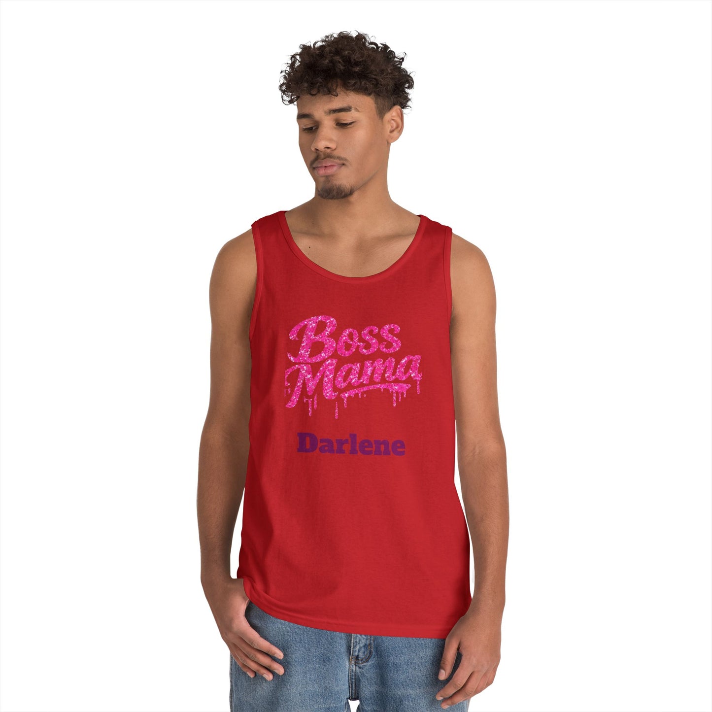 Boss Mama tank top | Personalized name option