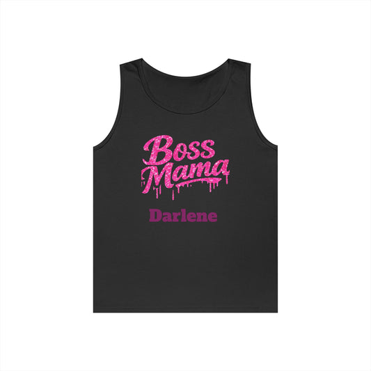 Boss Mama tank top | Personalized name option