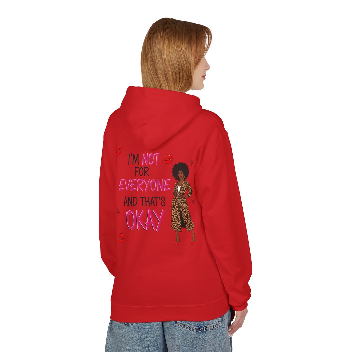 Empowering Quote Fleece Hoodie: Vintage Style, Unisex Graphic Sweatshirt, Casual Gift for Her, Inspirational Fashion, Everyday Comfort