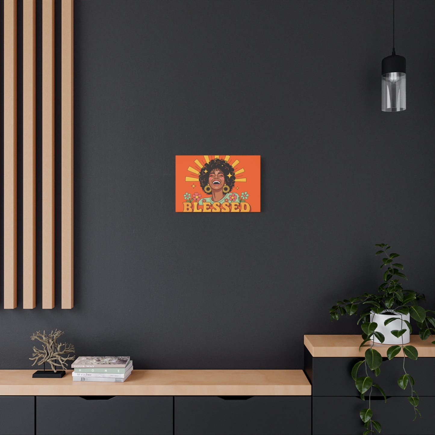 Canvas Art, Empowering Positive Affirmation Wall Decor, Motivational Quote Print, Inspirational Artwork, Modern Home Office Decor, Matte