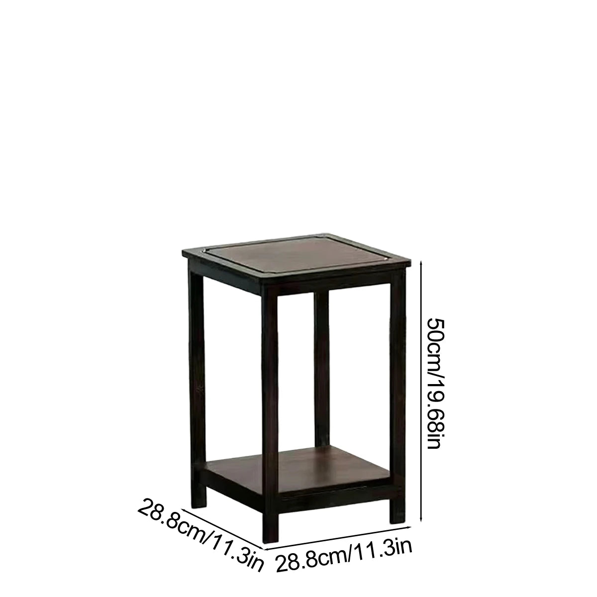 2-Tier Bamboo Plant Stand for Multiple Plants - Ideal for Living Room, Terrace - Indoor/Outdoor Use - Home Decor