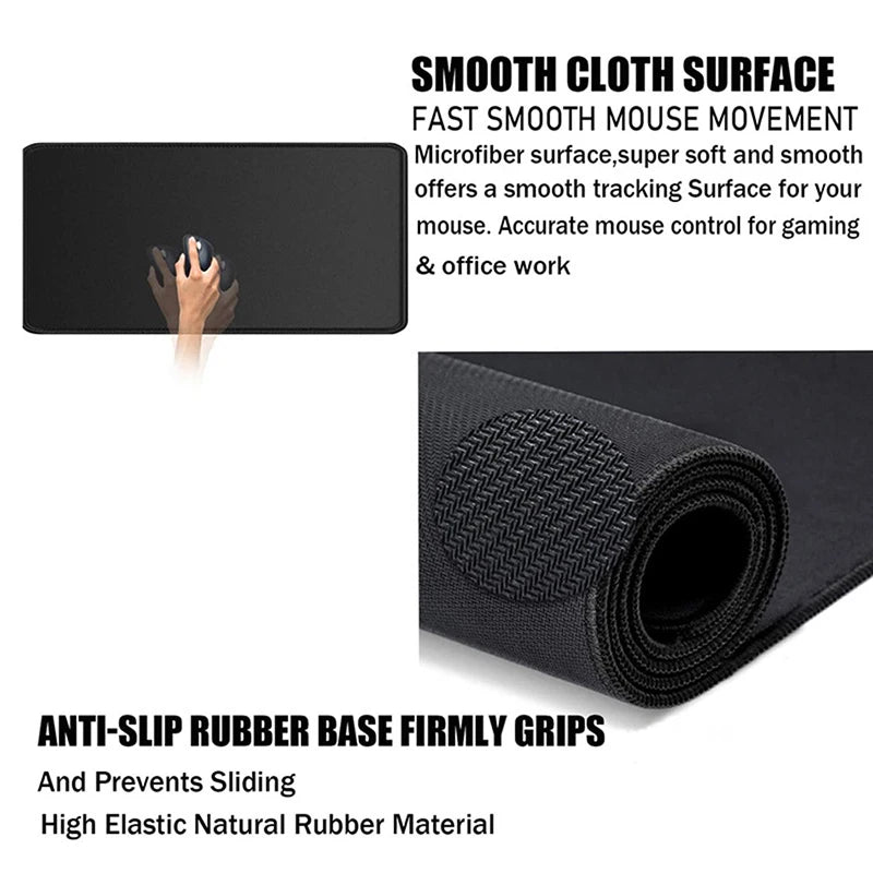 Mouse pad gaming mouse pad desk gray marble texture gaming mousepad tech computer gaming 90x40 cm large size