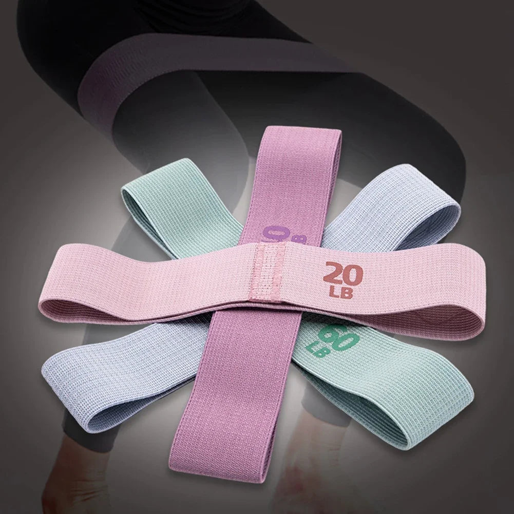 Elastic Resistance Booty Workout Bands Anti-Slip Squat Expander Bands Portable Glute Thigh Elastic Bands Yoga Gym Equipment