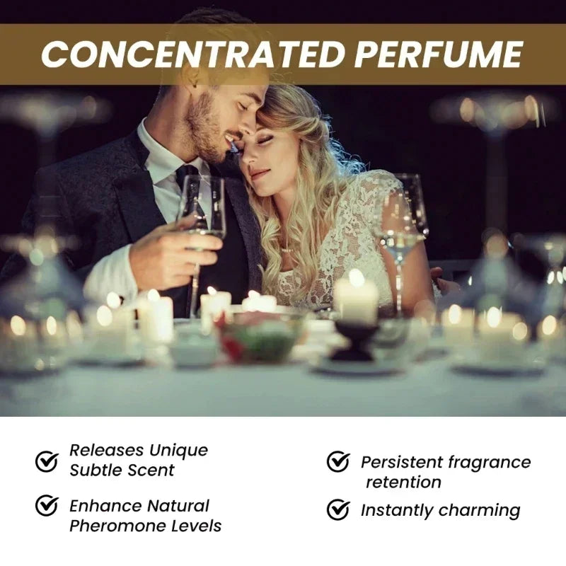 Long Lasting Pheromone Perfume for Man Attract Women Pheromone Infused Essential Oil Pheromone Oils Unleash Enchanting Charm