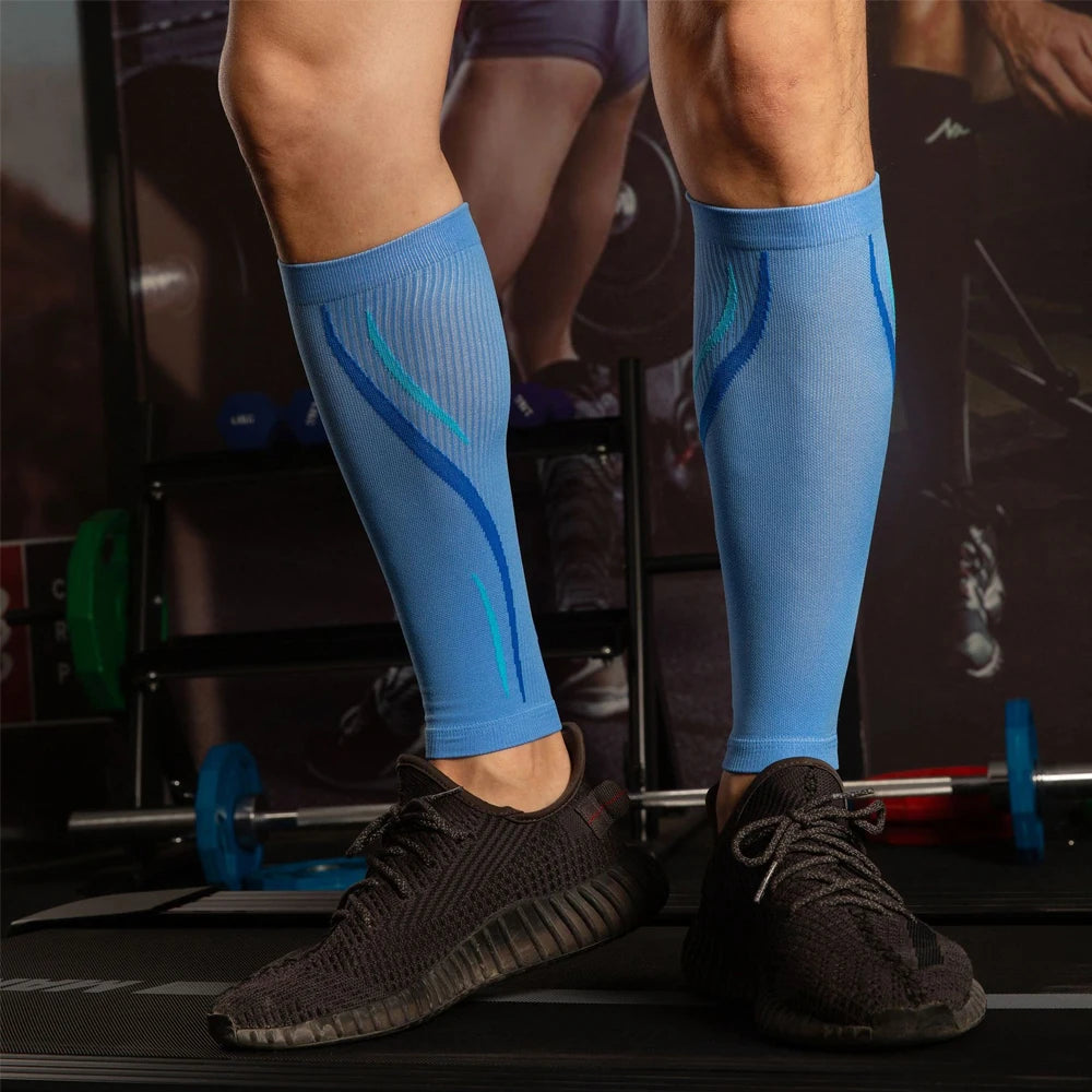 1Pair Calf Compression Sleeve Men & Women -20-30mmHg Shin Splint Compression Sleeve Recover Varicose Veins,Torn Calf,Pain Relief
