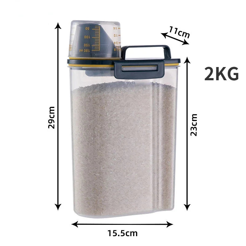 Premium Pet Food Storage Container with Airtight Seal - Durable, Large Capacity, Easy Clean & Stylish Design for Dogs & Cats