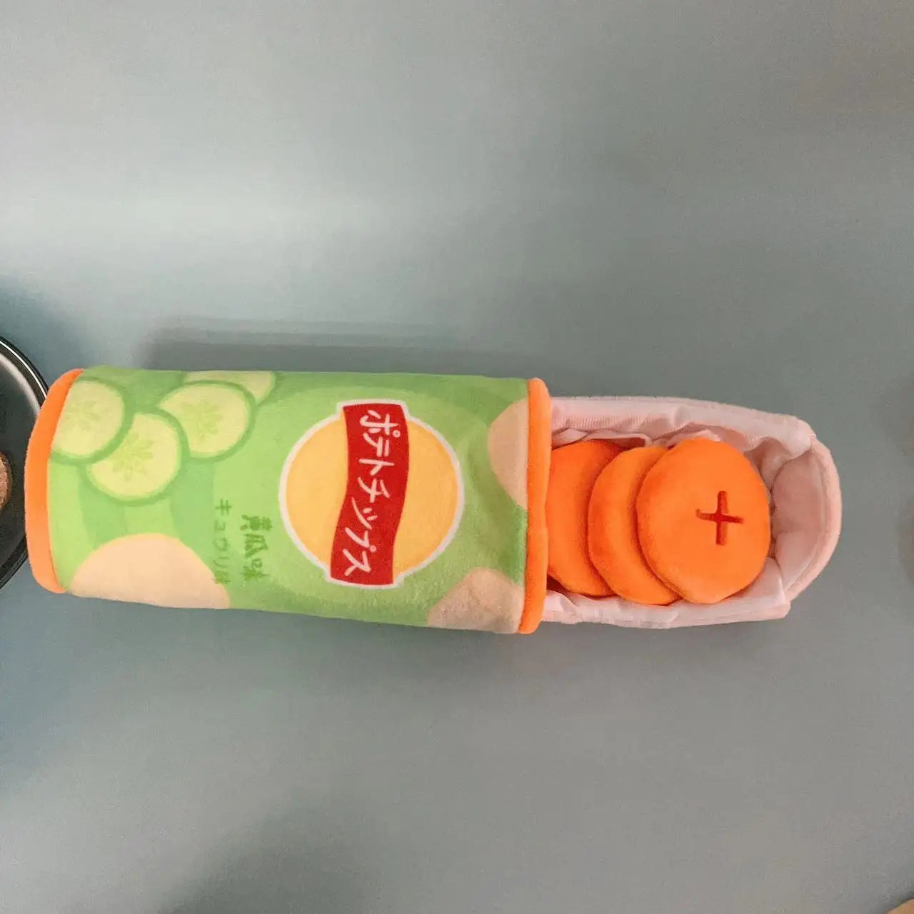 Pet Potato Chip Food Toys Cat and Dog Toys Pet Sniffing Snacks Plush Potato Chips Bite Resistant and Grinding Pet Products Puppy