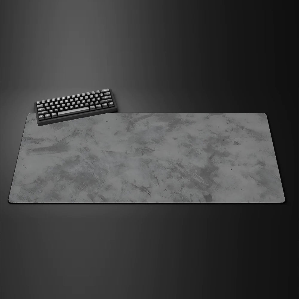 Mouse pad gaming mouse pad desk gray marble texture gaming mousepad tech computer gaming 90x40 cm large size
