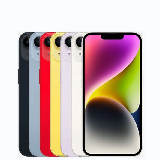 iPhone 14 International Version 1SIM+1eSIM 128/256GB ROM 6GB RAM 6.1" Genuine Super Retina OLED Face ID NFC A15 5G 98% New