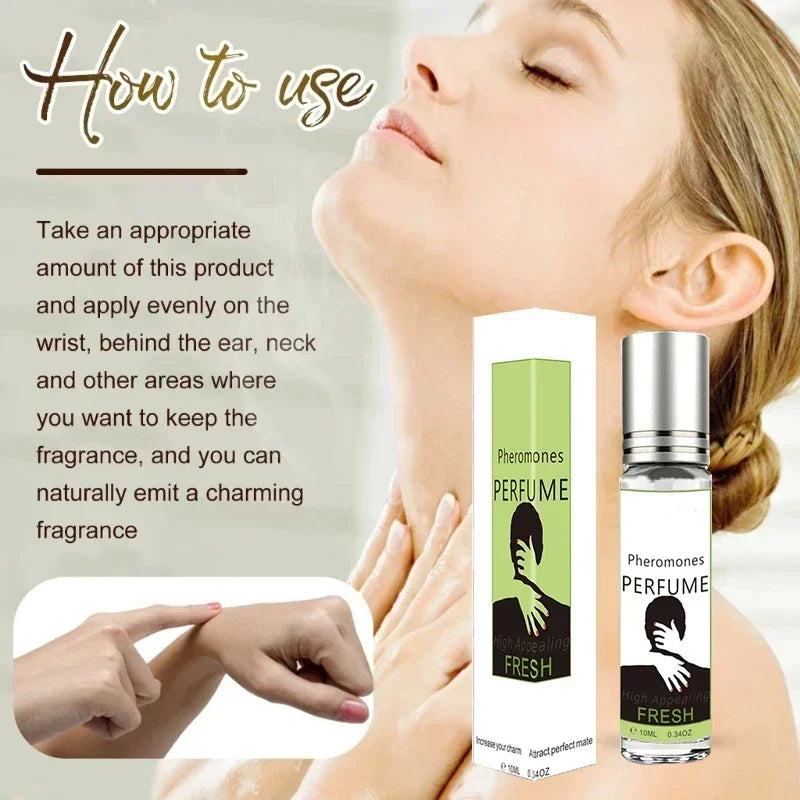 Long Lasting Pheromone Perfume for Man Attract Women Pheromone Infused Essential Oil Pheromone Oils Unleash Enchanting Charm