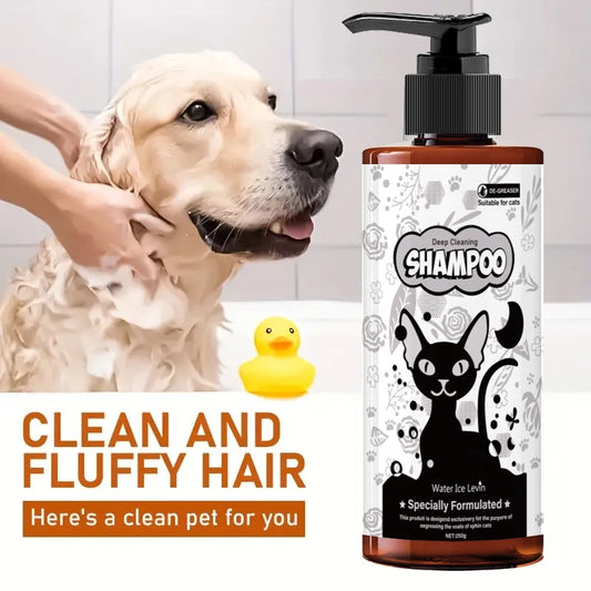 Pet Shampoo, Hair Care and Shower Gel - Gentle Cleansing, Soothing Care for Cats and Dogs, Suitable for All Dog Breeds, a Must-Have for Pet Care