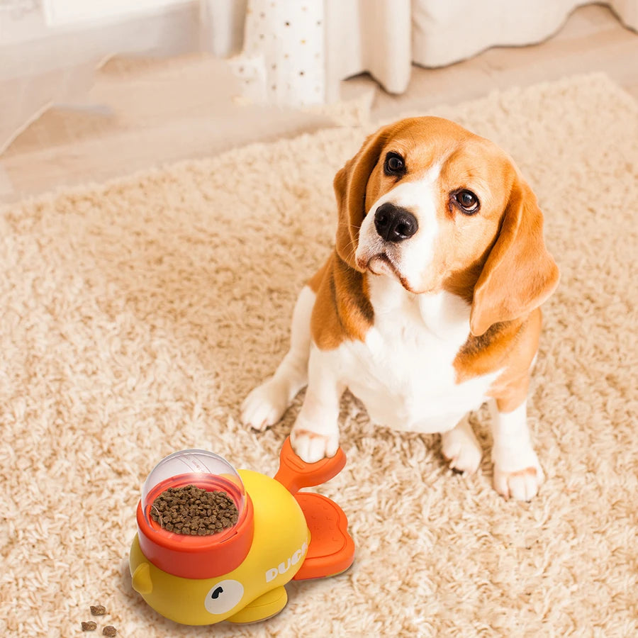 Pet Treat Dispenser, Automatic Snack Feeder for Cat Dog, Anti-Gulping Slow Feeder Bowls for Healthy Eating for Pet Accessories