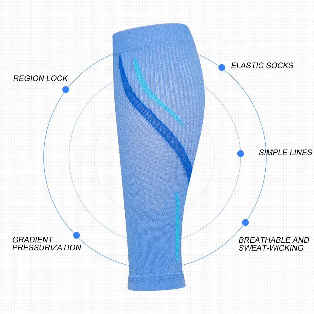 1Pair Calf Compression Sleeve Men & Women -20-30mmHg Shin Splint Compression Sleeve Recover Varicose Veins,Torn Calf,Pain Relief