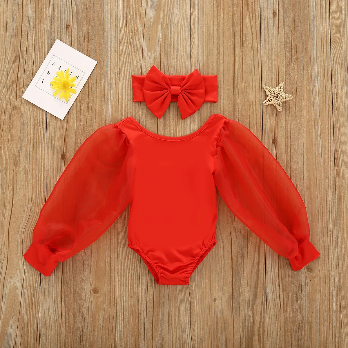 Newborn Baby Girl Clothes Spring Autumn Fashion Long Sleeve Bodysuit Lovely Jumpsuit Headband 2pcs Baby Girl Outfit Set