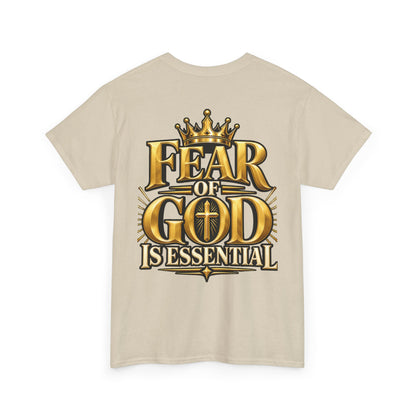 Fear of God crown logo Tee | Religious Christian faith shirt