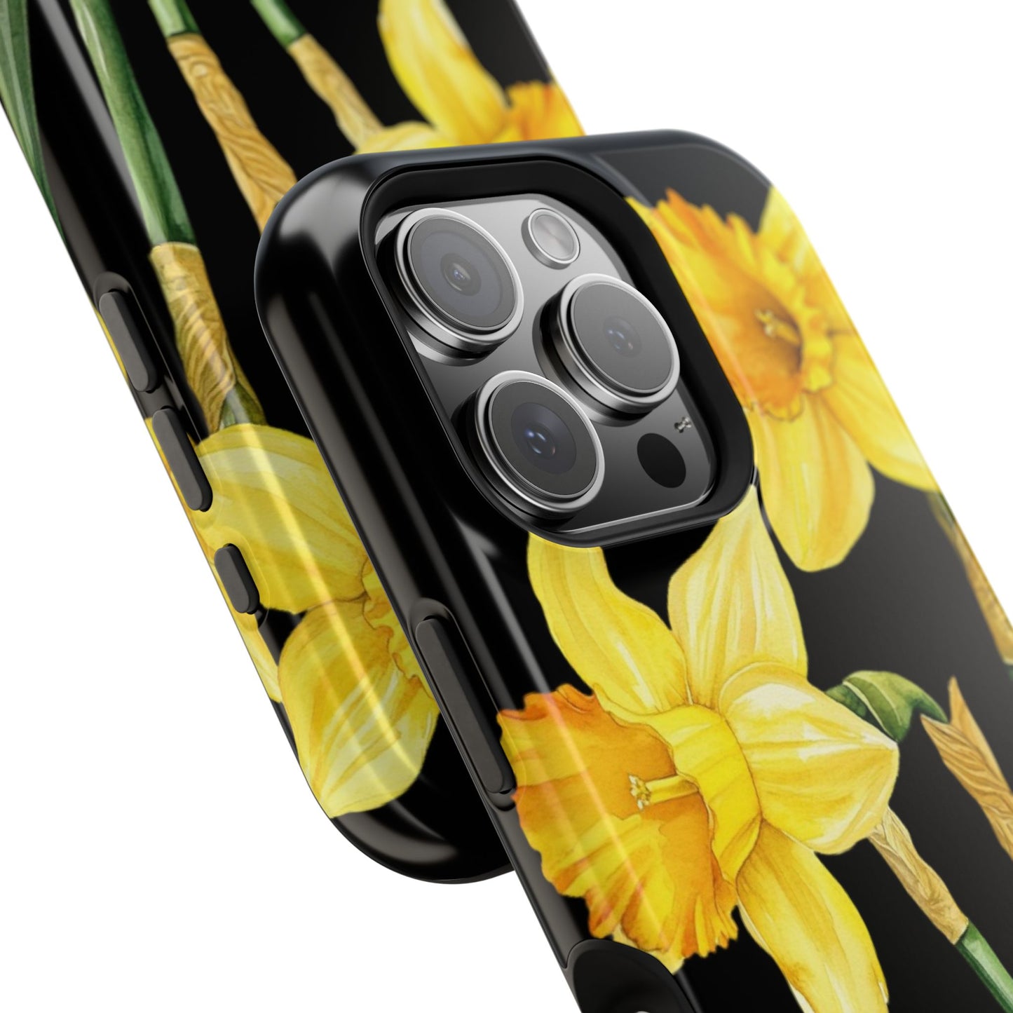 Cell Phone Cases, Daffodil March Birth Flower Impact Resistant Protective Cover, Phone Accessories, Floral Tech Gear, Birthday Gift