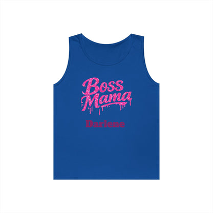 Boss Mama tank top | Personalized name option