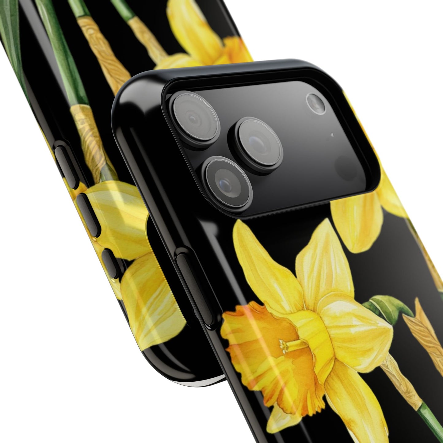 Cell Phone Cases, Daffodil March Birth Flower Impact Resistant Protective Cover, Phone Accessories, Floral Tech Gear, Birthday Gift