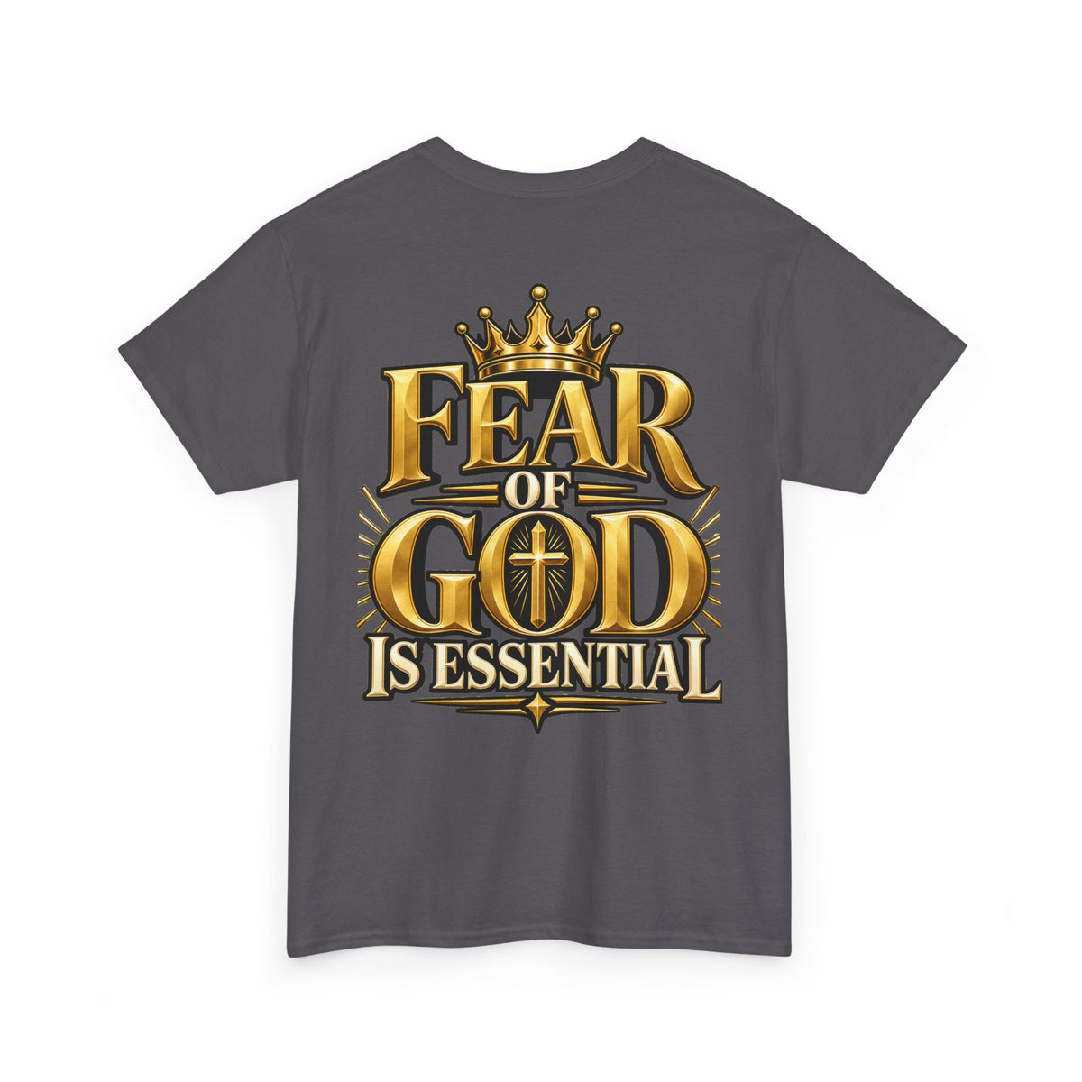 Fear of God crown logo Tee | Religious Christian faith shirt