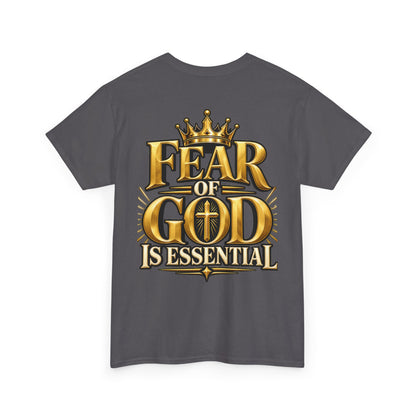 Fear of God crown logo Tee | Religious Christian faith shirt