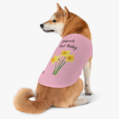 Pet Tank Top, Dog Lover Matching Shirt, Bark February Birth Baby, Graphic Tee, Animal Print Sleeveless, Pet Owner Gift