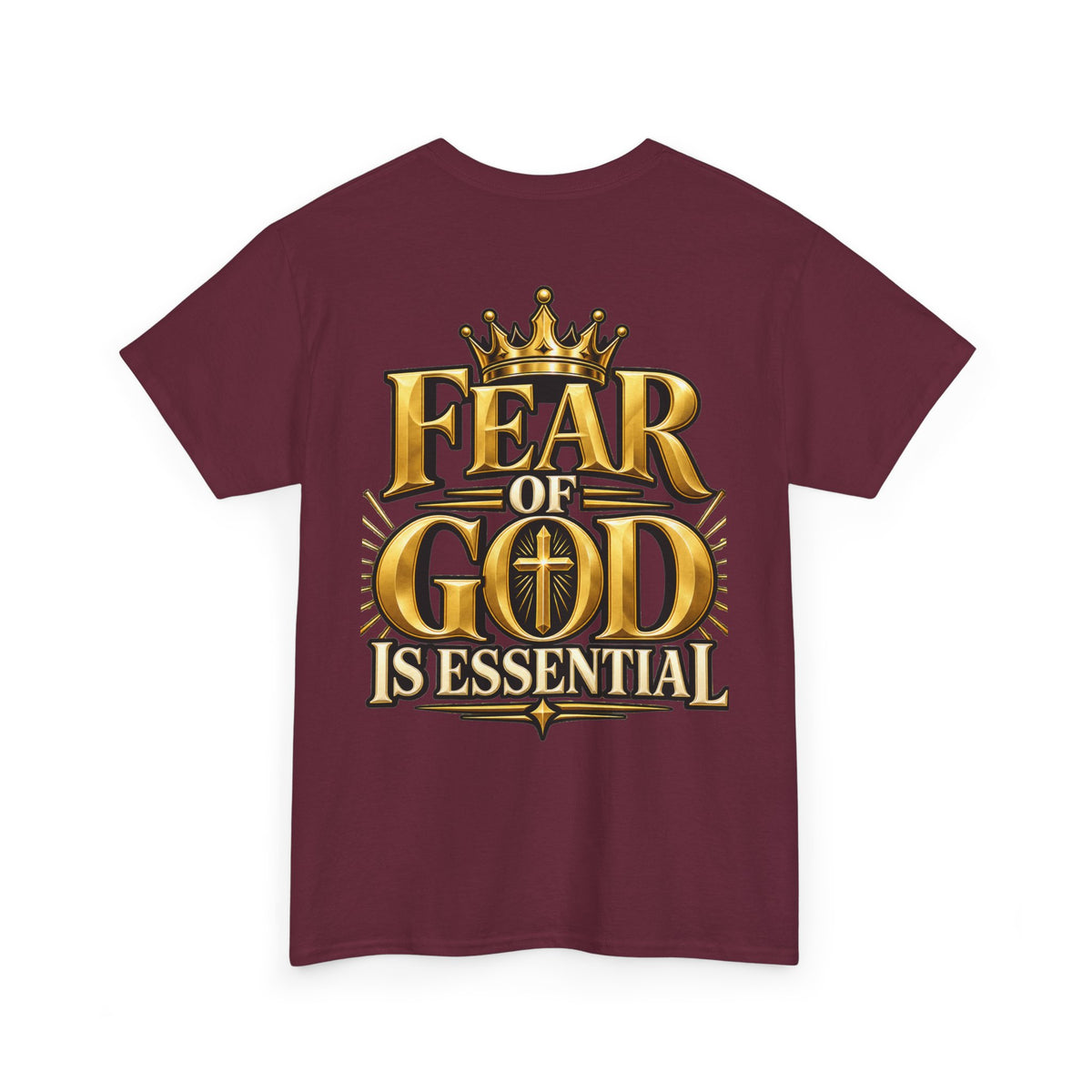 Fear of God crown logo Tee | Religious Christian faith shirt