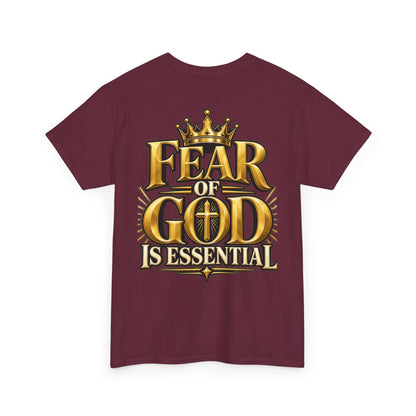 Fear of God crown logo Tee | Religious Christian faith shirt