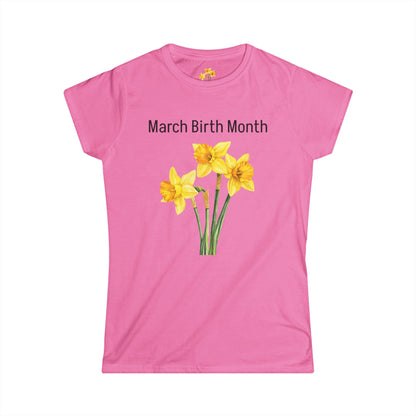Women's Graphic Birth Month Tee