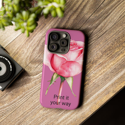 Custom cell phone case, Personalized Gift for Her, Inspirational, Elegant