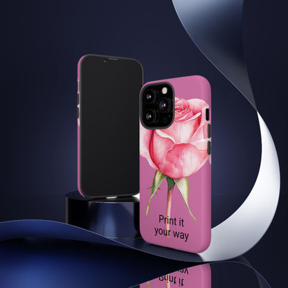 Custom cell phone case, Personalized Gift for Her, Inspirational, Elegant