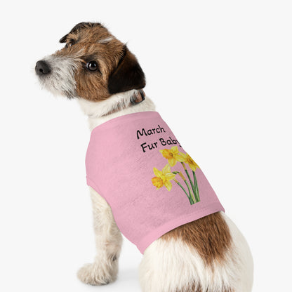 Pet Tank Top, Dog Lover Matching Shirt, Bark February Birth Baby, Graphic Tee, Animal Print Sleeveless, Pet Owner Gift