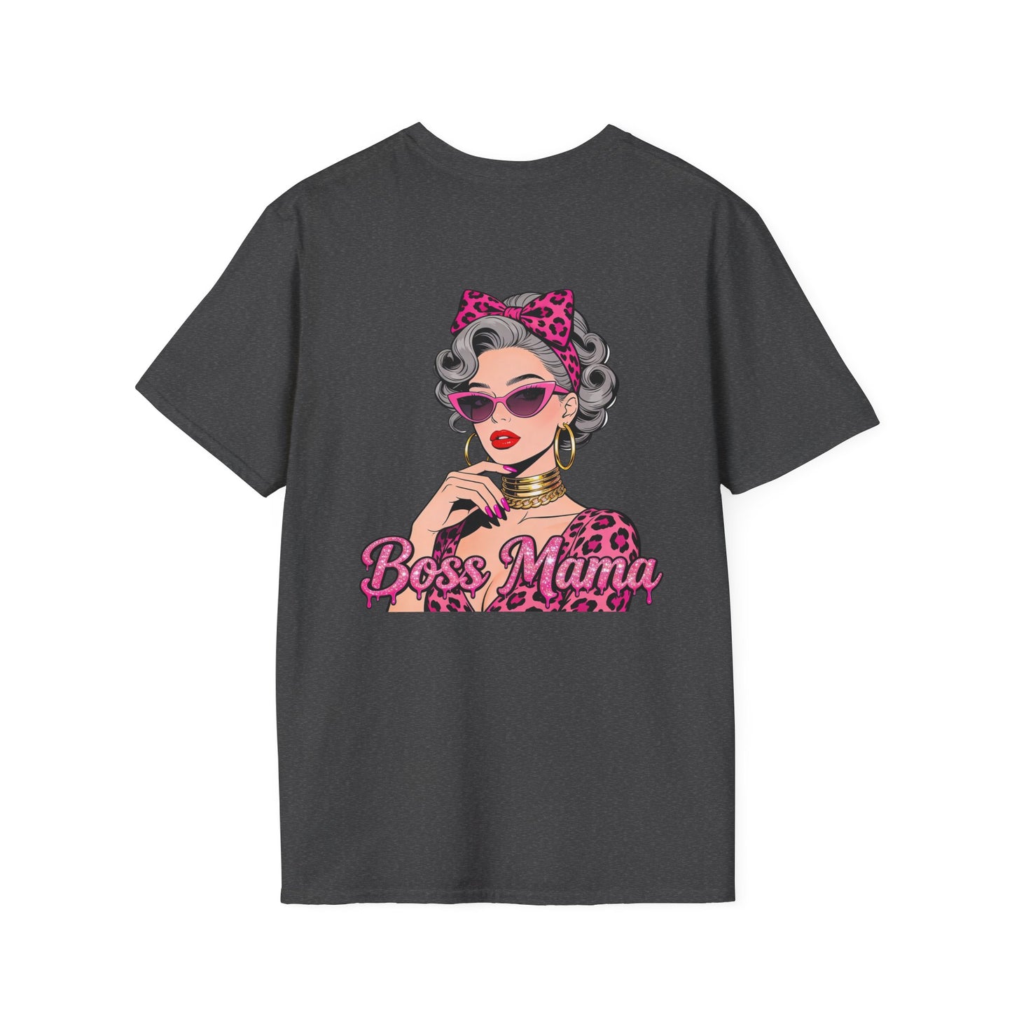 Boss Mama graphic T-Shirt | Retro Pinup Mom design