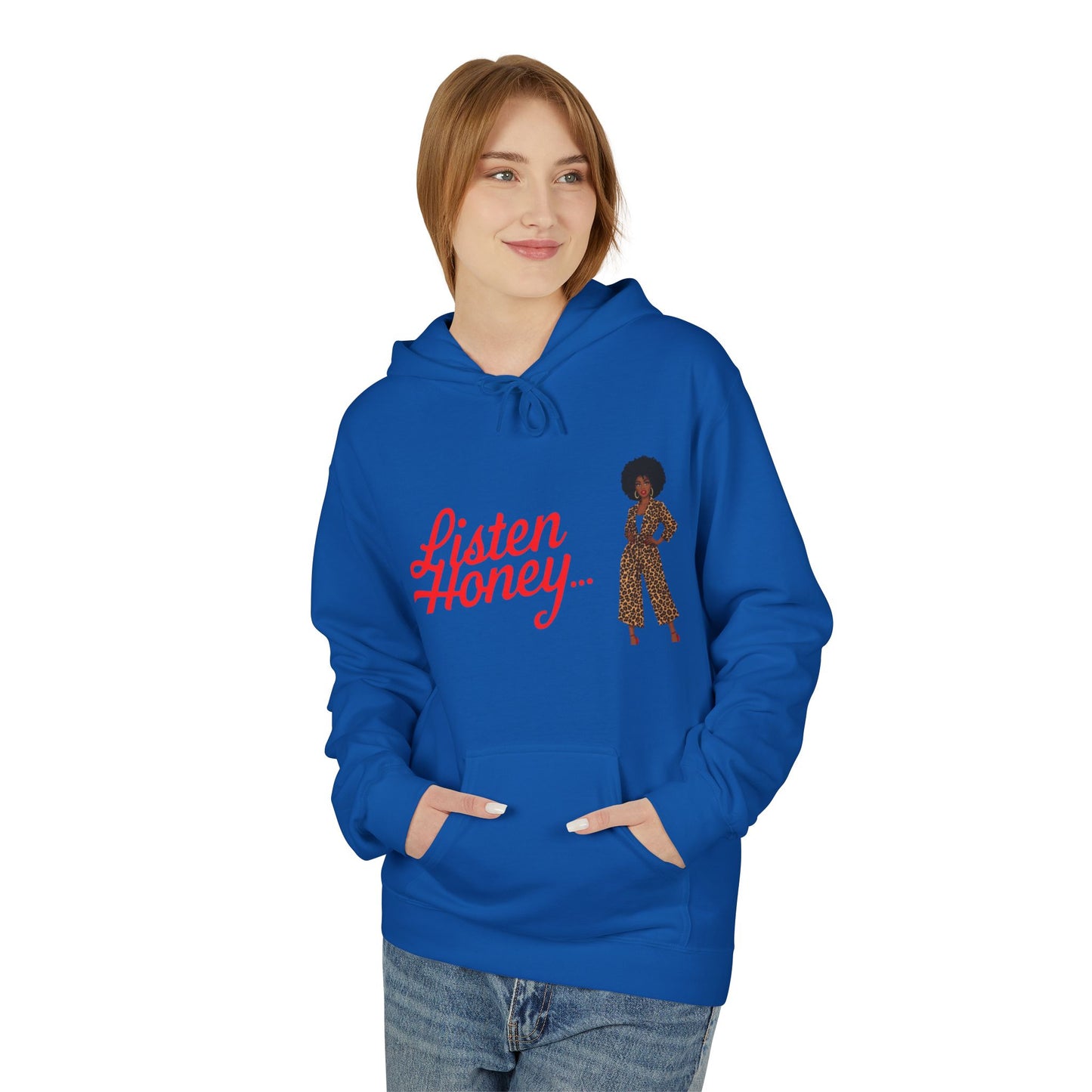 Empowering Quote Fleece Hoodie: Vintage Style, Unisex Graphic Sweatshirt, Casual Gift for Her, Inspirational Fashion, Everyday Comfort