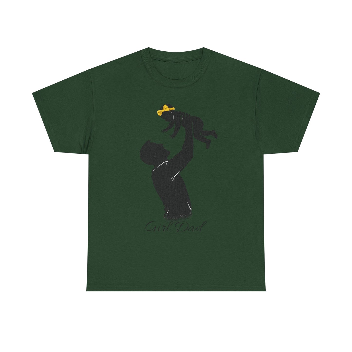 Dad Silhouette T‑Shirt – 'Girl Dad' Father & Daughter Tee