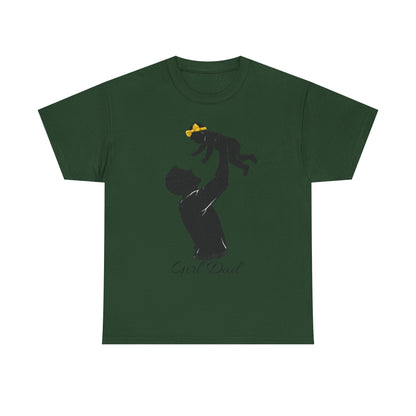Dad Silhouette T‑Shirt – 'Girl Dad' Father & Daughter Tee