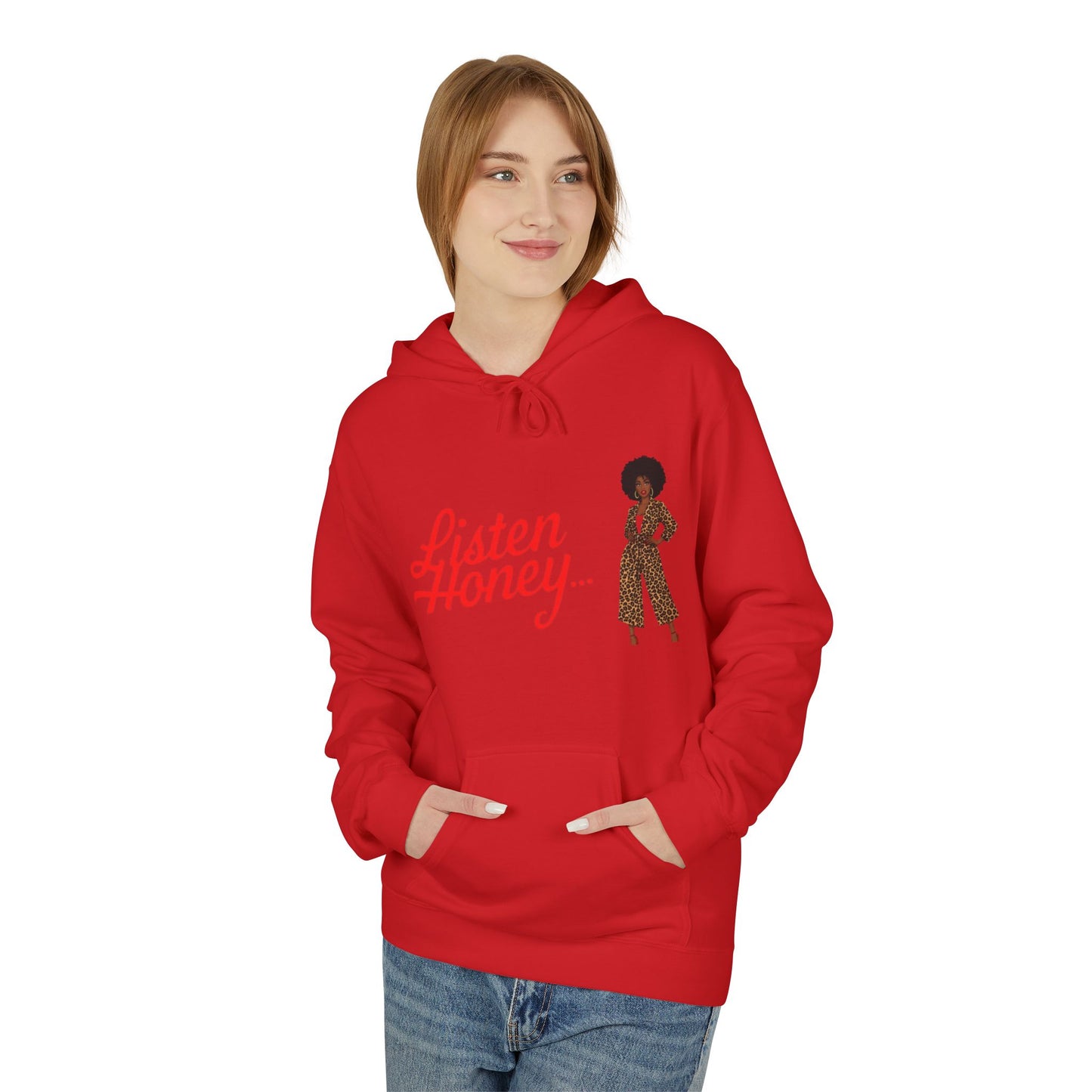 Empowering Quote Fleece Hoodie: Vintage Style, Unisex Graphic Sweatshirt, Casual Gift for Her, Inspirational Fashion, Everyday Comfort