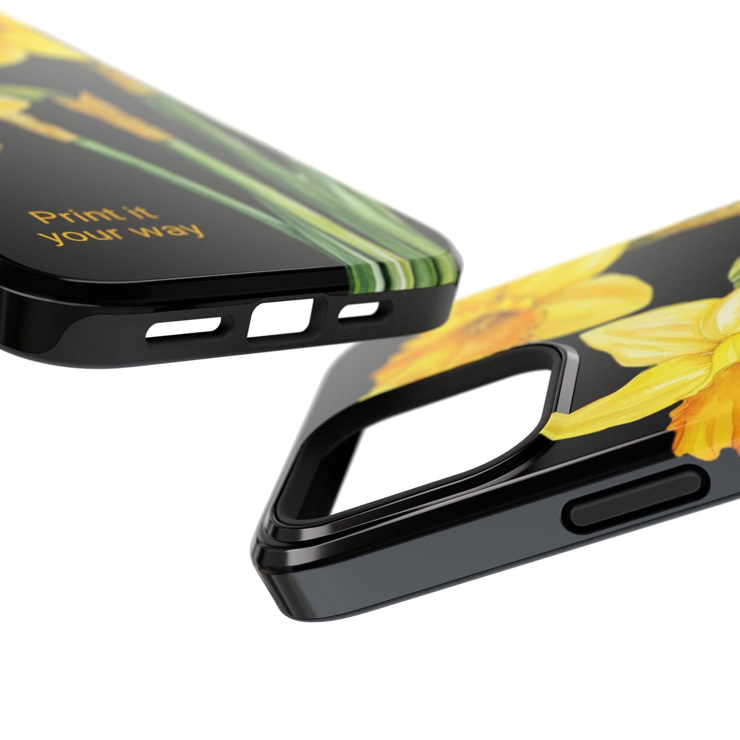 Cell Phone Cases, Daffodil March Birth Flower Impact Resistant Protective Cover, Phone Accessories, Floral Tech Gear, Birthday Gift