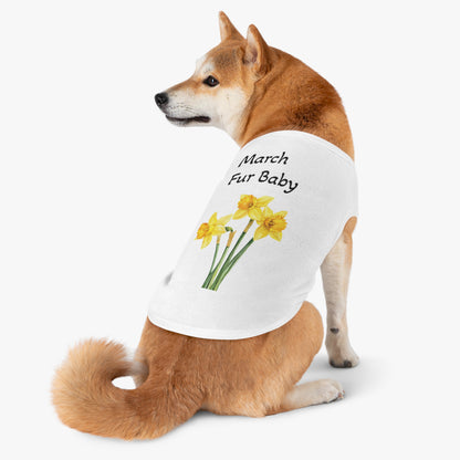 Pet Tank Top, Dog Lover Matching Shirt, Bark February Birth Baby, Graphic Tee, Animal Print Sleeveless, Pet Owner Gift