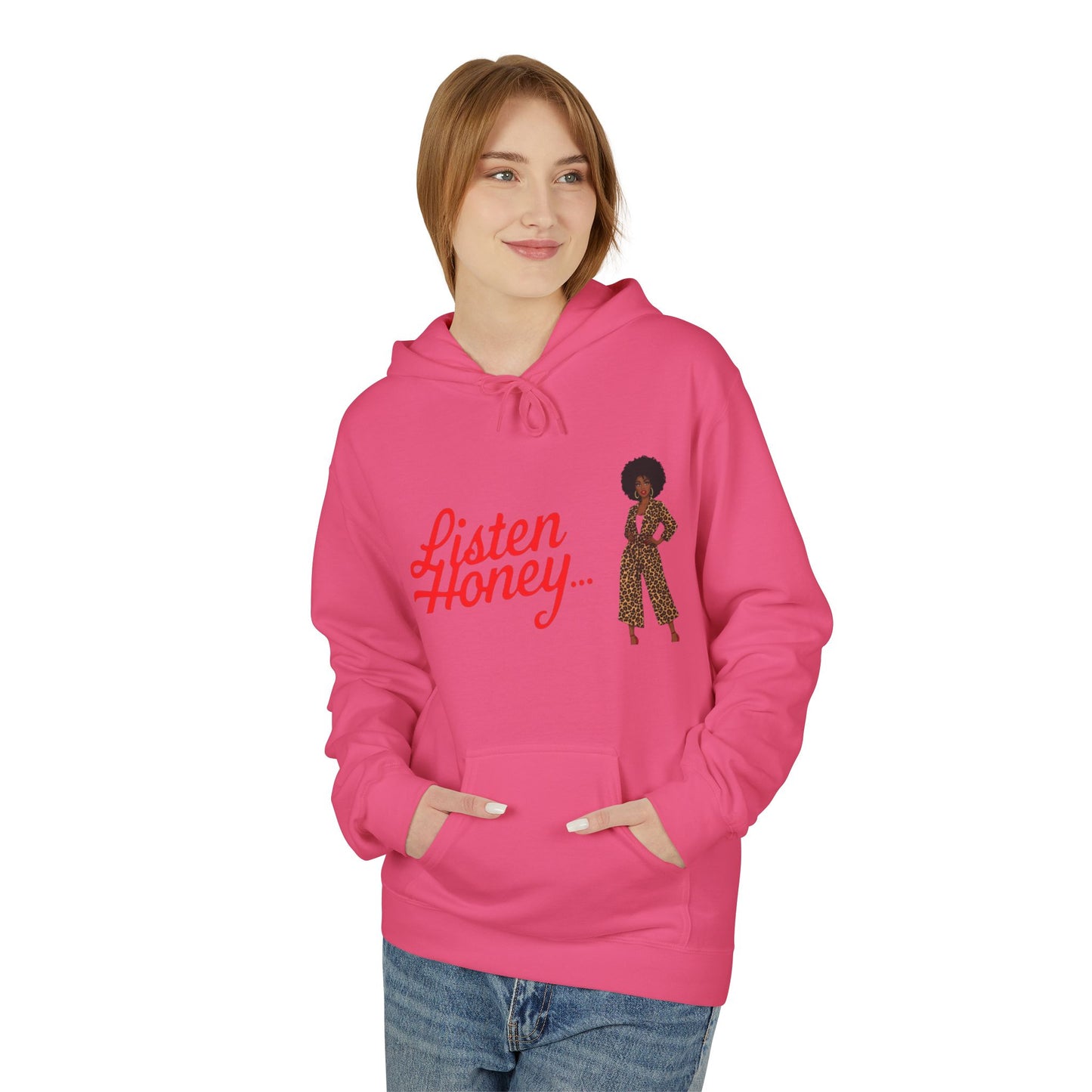 Empowering Quote Fleece Hoodie: Vintage Style, Unisex Graphic Sweatshirt, Casual Gift for Her, Inspirational Fashion, Everyday Comfort