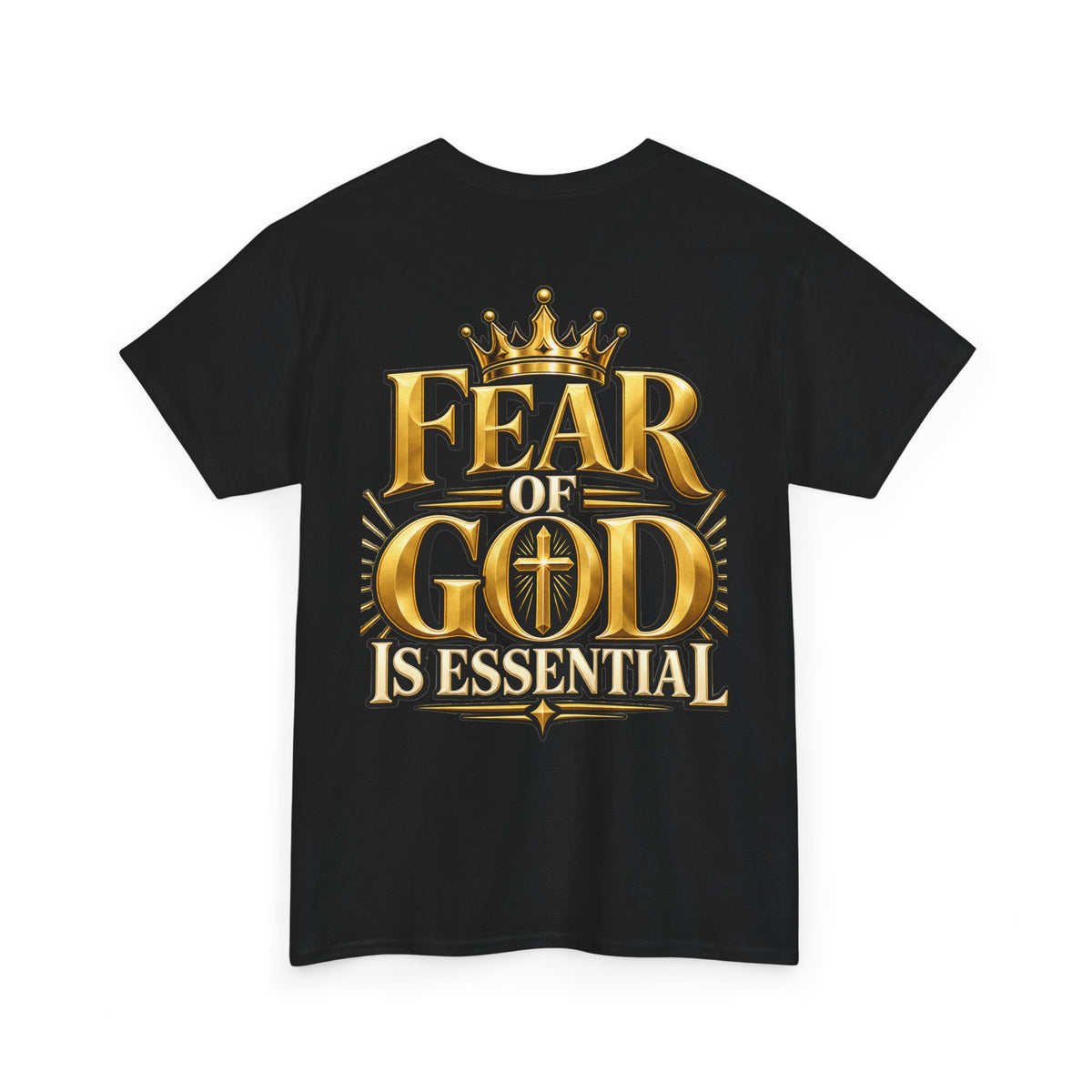 Fear of God crown logo Tee | Religious Christian faith shirt