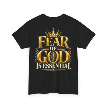 Fear of God crown logo Tee | Religious Christian faith shirt