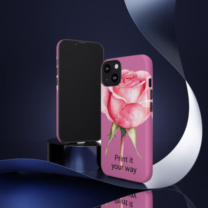 Custom cell phone case, Personalized Gift for Her, Inspirational, Elegant