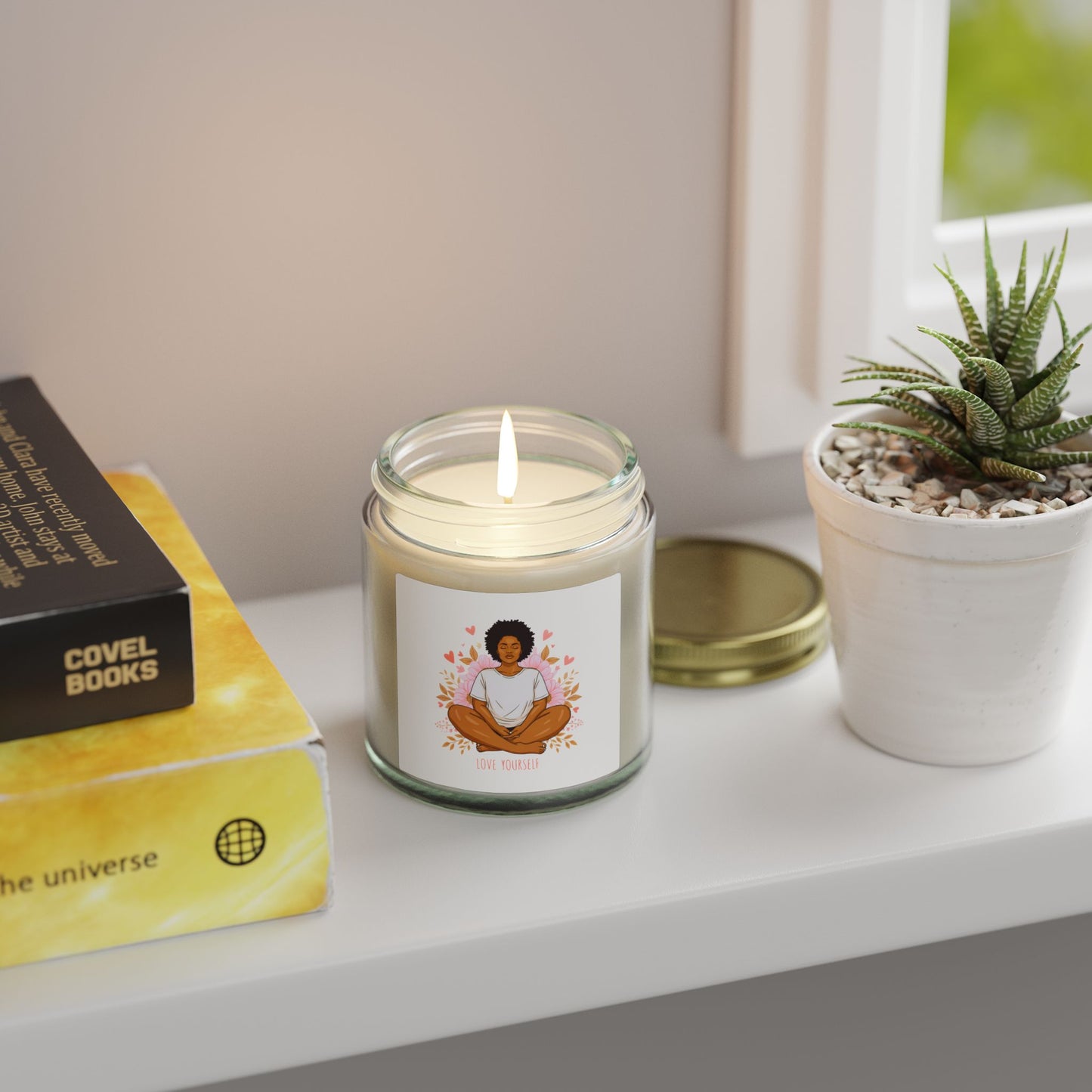 Meditation Scented Candle, Relaxation Gift, Eco-Friendly Home Decor, Spiritual Aromatherapy, Mindfulness Candle