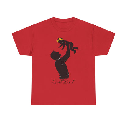 Dad Silhouette T‑Shirt – 'Girl Dad' Father & Daughter Tee
