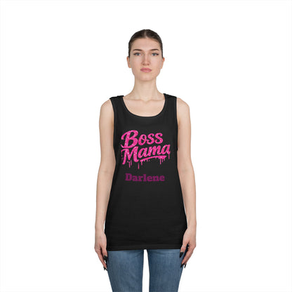 Boss Mama tank top | Personalized name option