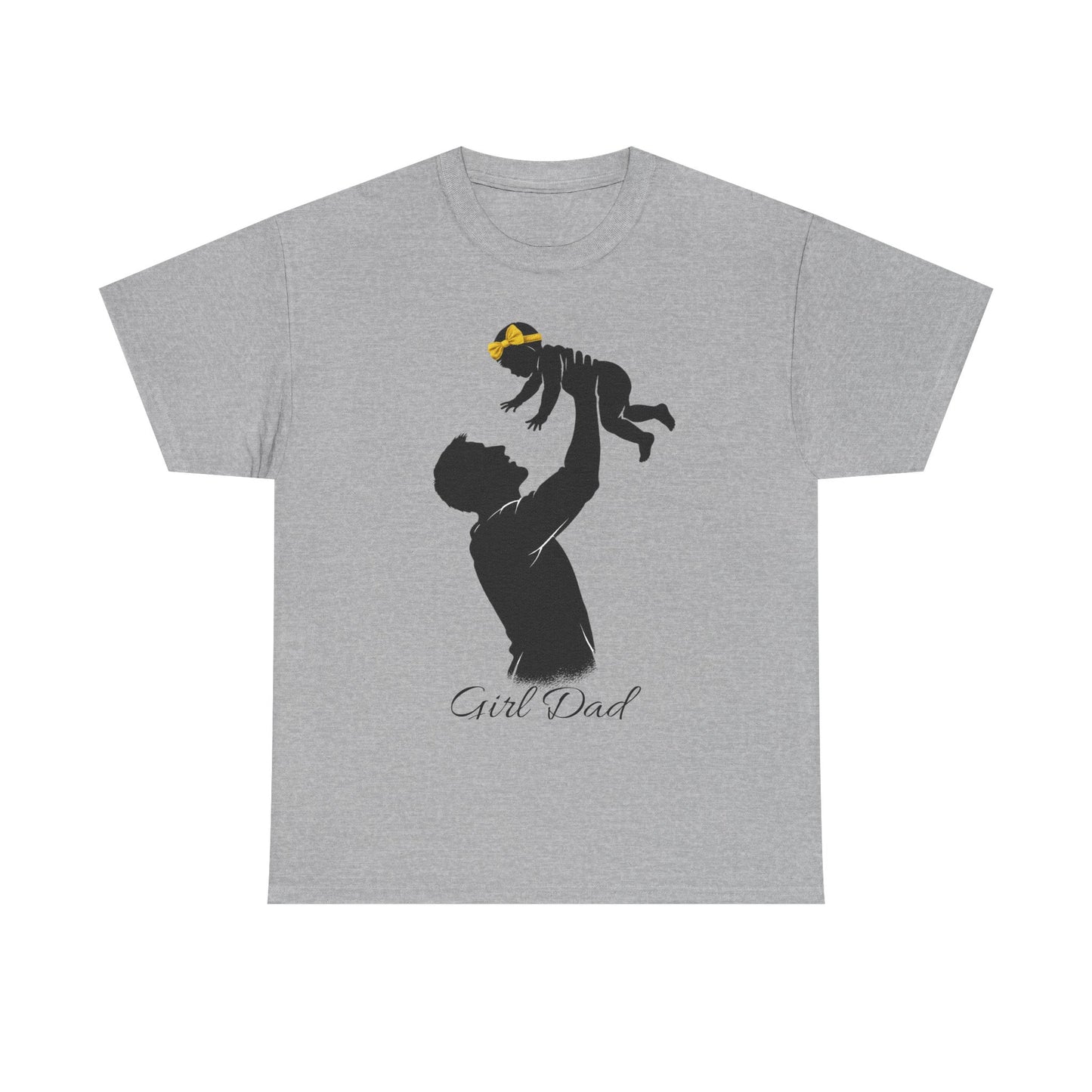 Dad Silhouette T‑Shirt – 'Girl Dad' Father & Daughter Tee