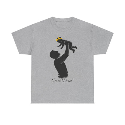 Dad Silhouette T‑Shirt – 'Girl Dad' Father & Daughter Tee