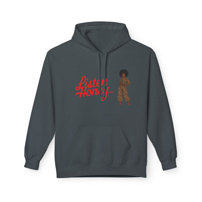 Empowering Quote Fleece Hoodie: Vintage Style, Unisex Graphic Sweatshirt, Casual Gift for Her, Inspirational Fashion, Everyday Comfort