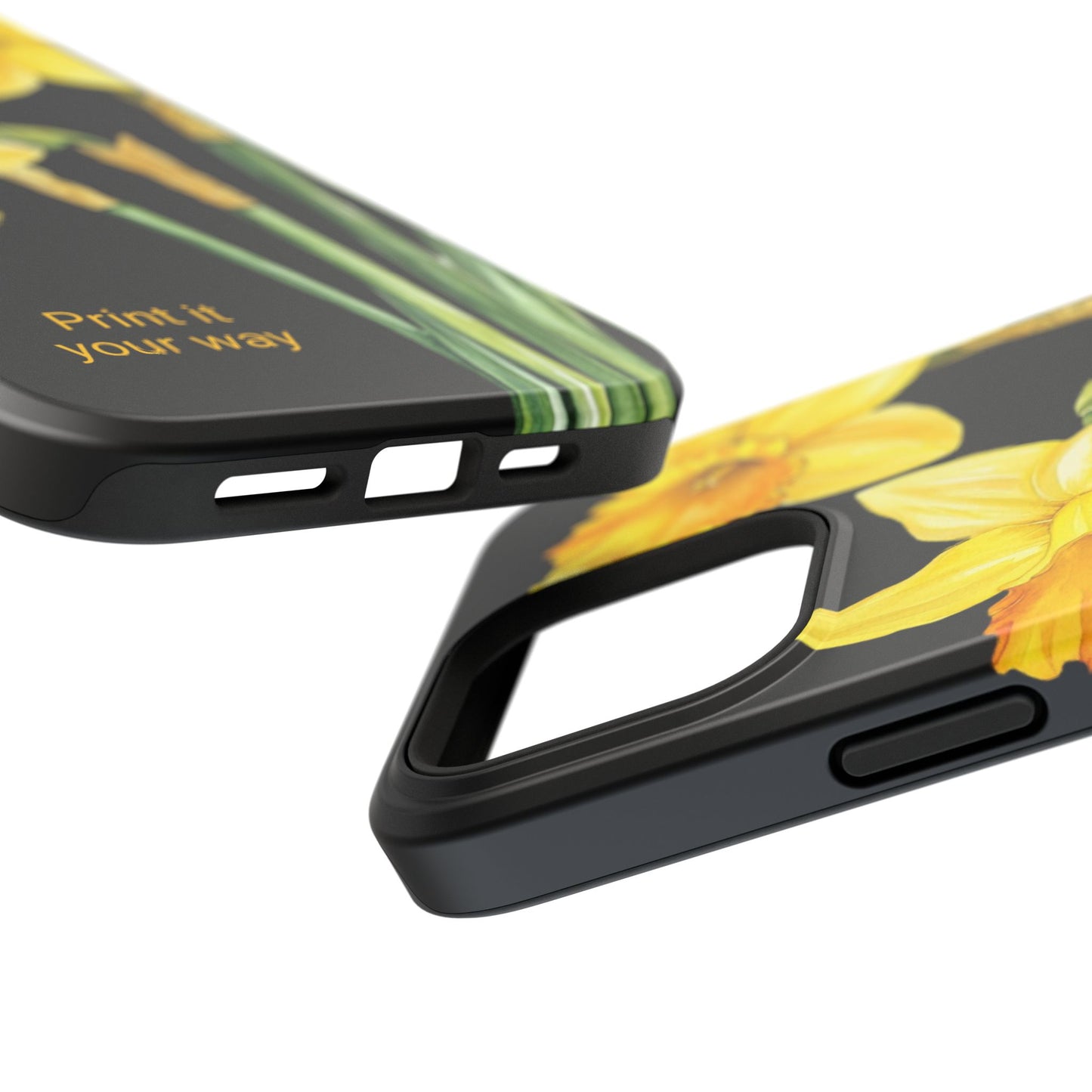 Cell Phone Cases, Daffodil March Birth Flower Impact Resistant Protective Cover, Phone Accessories, Floral Tech Gear, Birthday Gift