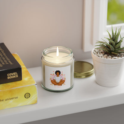 Meditation Scented Candle, Relaxation Gift, Eco-Friendly Home Decor, Spiritual Aromatherapy, Mindfulness Candle